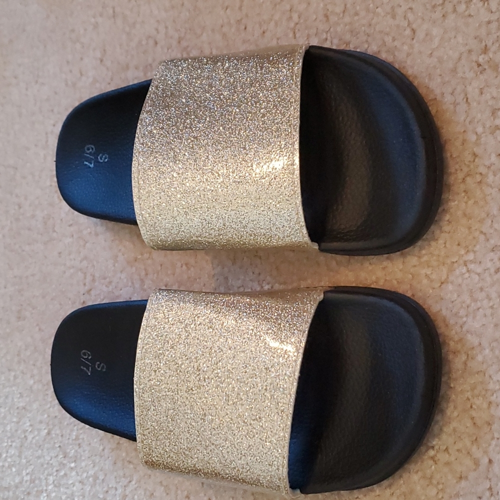 Gold sandals